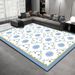 Living Room Rug Large Size Gorgeous Gold Frame Design Bedroom Rug Plush Thickened Machine Washable Thickened Underlay Interior Decorative Rug_maomaolike.com