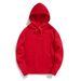 Men's Clothing retro pure cotton sweater jacket pullover solid color large size hoodie_maomaolike.com