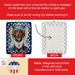 Dachshund My Angel Porcelain Ornament Christmas Tree Hanging Decorations For Home Christmas Holiday, Rectangle, Gift, Multicolor_maomaolike.com