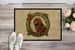 Sussex Spaniel Christmas Flowers Doormat Front Door Mat Indoor Outdoor Rugs For Entryway, Non Slip Washable Low Pile, 24H X 36W_maomaolike.com
