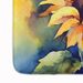Sunflowers In Watercolor Memory Foam Kitchen Mat Machine Washable Anti-Fatigue Mat Cushion Comfort Bath Mat Or Kitchen Rug_maomaolike.com