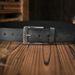 A Men's And Women's Casual Retro Western Style! PU Leather Belt With Metal Buckle, Suitable For Daily Work Wear_maomaolike.com