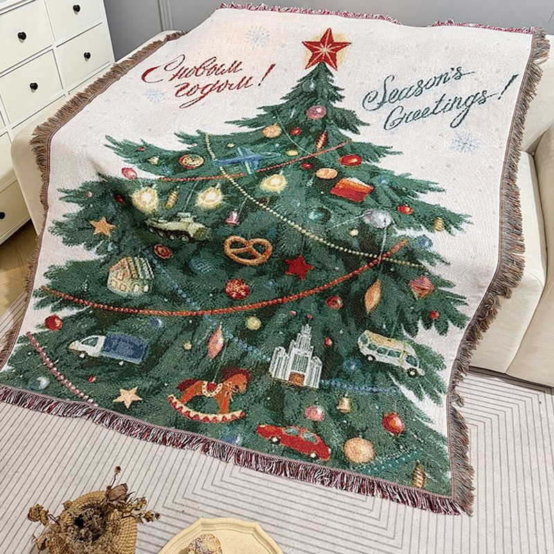 Tree Background Hanging Cozy Dormitory Bedroom Room Wall Renovation Christmas Decoration Cloth Vertical Version_maomaolike.com