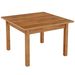 Square Dining Table Kitchen Table With Solid Wood Legs For 4_maomaolike.com