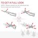 6' Tall Prelit Christmas Tree Douglas Fir Artificial Christmas Tree With Realistic Branches, 250 Warm White LED Lights And 1000 Tips_maomaolike.com