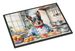 Australian Cattle Dog The Chef Doormat Front Door Mat Indoor Outdoor Rugs For Entryway, Non Slip Washable Low Pile, 24H X 36W_maomaolike.com