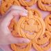 13pcs, Fun Halloween Pumpkin Cookie Cutters - 6 Different Facial Expressions - Plastic Pastry Molds - Baking Tools and Kitchen Accessories_maomaolike.com