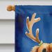Leonberger Christmas Reindeer House Flag Large Porch Sleeve Pole Decorative Outside Yard Banner Artwork Wall Hanging, Polyester, House Size, Multicolor_maomaolike.com