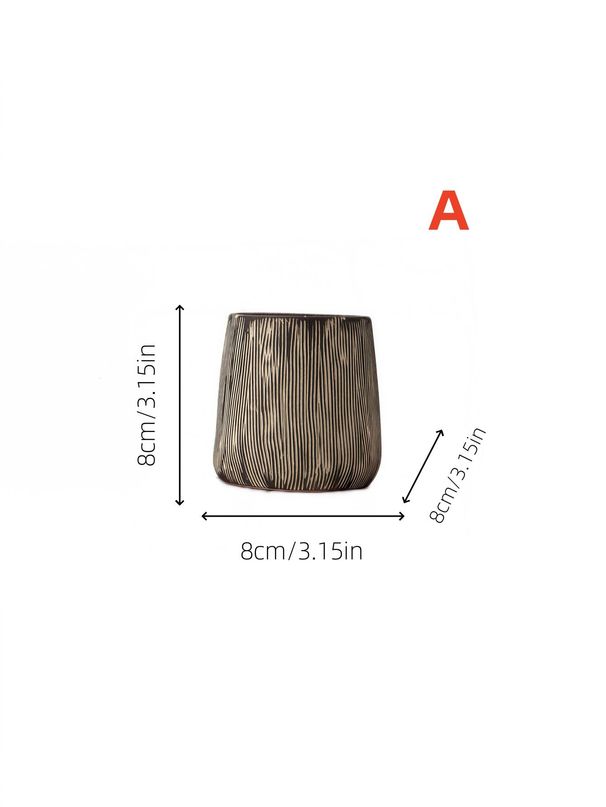 1pc European And American Classical Style Cup Candle Holder Ancient Century Halloween Decorative Ornaments Wood Shape Candle Holder_maomaolike.com