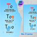 To/Too/Two Homophone Grammar Painting Poster, Bright Cartoon-style Educational Poster, Clear Homophone Usage Explanation, Ideal For Study Rooms And_maomaolike.com