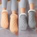 Unisex socks plus velvet thick winter women's adult bottom glue adult warm indoor home socks men's socks overshoes_maomaolike.com