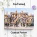 Victorian Manor Garden Painting Poster, Soft-toned Classic Oil Painting Poster, Floral-clad Stately Home With Elegant Period Figures, Brings Timeless_maomaolike.com