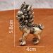 Brass Pair Of Male And Female Big-Headed Lions Home Entrance Tabletop Guardian Little Lion Metal Ornaments Crafts_maomaolike.com