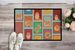 Lots Of Orange Pomeranian Doormat Front Door Mat Indoor Outdoor Rugs For Entryway, Non Slip Washable Low Pile, 24H X 36W_maomaolike.com