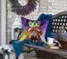 Dogue De Bordeaux King Of Mardi Gras Throw Pillow Machine Washable, Indoor Outdoor Decorative Pillow For Couch, Bed Or Patio, 18Hx18W_maomaolike.com