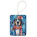 Black And Tan Coonhound Christmas Porcelain Ornament Christmas Tree Hanging Decorations For Home Christmas Holiday, Rectangle, Gift, Multicolor_maomaolike.com
