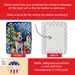 Fox Terrier Christmas Reindeer Porcelain Ornament Christmas Tree Hanging Decorations For Home Christmas Holiday, Rectangle, Gift, Multicolor_maomaolike.com