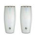 Stainless Steel Beer Glass Set, Set Of 2 - Shimmer White_maomaolike.com