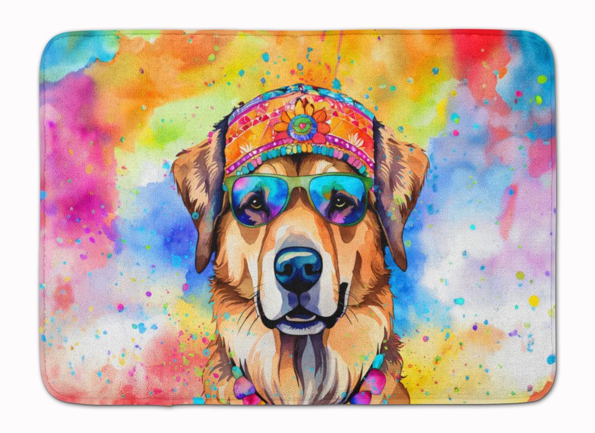 Hippie Dawg Memory Foam Kitchen Mat Machine Washable Anti-Fatigue Mat Cushion Comfort Bath Mat Or Kitchen Rug_maomaolike.com