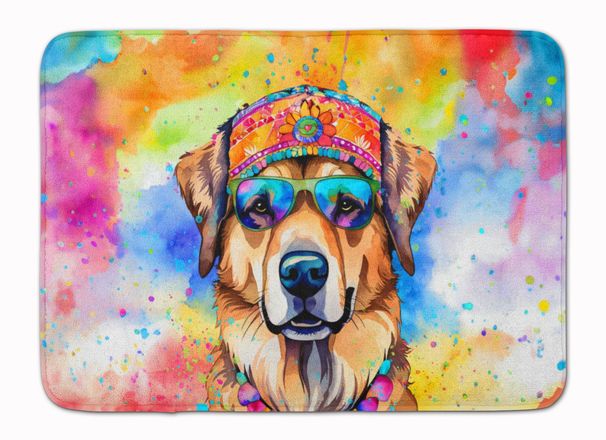 Hippie Dawg Memory Foam Kitchen Mat Machine Washable Anti-Fatigue Mat Cushion Comfort Bath Mat Or Kitchen Rug_maomaolike.com