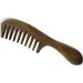 Genuine Sandalwood Wide-Tooth Comb For Curly Hair, Anti Hair Loss & Perm Friendly Coarse Tooth Hair Comb
_maomaolike.com