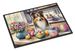 Decorating Easter Sheltie Doormat Front Door Mat Indoor Outdoor Rugs For Entryway, Non Slip Washable Low Pile, 24H X 36W_maomaolike.com
