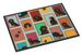 Lots Of Black And Tan Cavalier King Charles Spaniel Doormat Front Door Mat Indoor Outdoor Rugs For Entryway, Non Slip Washable Low Pile, 24H X 36W_maomaolike.com