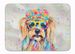 Yorkshire Terrier Hippie Dawg Memory Foam Kitchen Mat Machine Washable Anti-Fatigue Mat Cushion Comfort Bath Mat Or Kitchen Rug_maomaolike.com