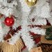 Artificial Christmas Tree, Unlit Xmas Tree With Branch Tips, Auto Open, Steel Base, Holiday Décor For Home Office, White_maomaolike.com