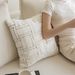Plush Sofa Pillow Cover Light Luxury Chenille Jacquard Living Room Pillow Cover Bedside Cushion Bed Back Pillow_maomaolike.com
