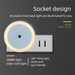 Smart Sensor Sleep Night Light Control LED Bedroom Wall Plug-in Energy-saving Children's Bedside Lamp_maomaolike.com
