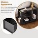 Mobile End Table With Lockable Wheels, Narrow Coffee Table With 5mm Thick Fluted Tempered Glass, Modern Nightstand With Golden Round Rod, Living Room, 31.5''W X11.8''D X 23.1''H_maomaolike.com