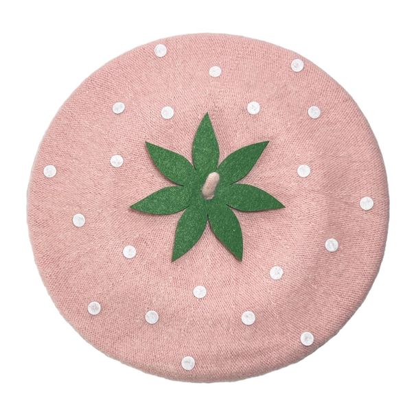 Hot Sale Hat Xmas Cap Lady French Beret for Festival Traveling Christmas_maomaolike.com