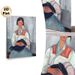 Portrait Of A Woman Painting Poster, Expressive Vintage Figurative Art Poster, Unique Artistic Portrait With Soft Muted Tones, Ideal For Living Room_maomaolike.com