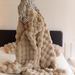 Winter Cream Style 3D Rex Rabbit Fur Sofa Decoration Leisure Bedroom Plush Blanket_maomaolike.com