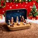 Classic Nativity Scene Jesus In Plastic Lightweight Religious Christmas Decoration Suitable For Desktop Display, Nativity Ornament_maomaolike.com
