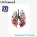 Floral Lung Painting Poster, Delicate Watercolor Floral Human Lung Shaped Poster, Unique Artistic Decor Ideal For Home, Clinic And Office_maomaolike.com