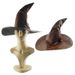 Unisex Halloween witch hat props wizard hat props black pointed wizard hat_maomaolike.com