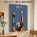 Kilkenny Hurling Painting Poster, Minimalist Flat-style Illustrated Hurler With Hurley & Sliotar Poster, Sporty Decorative Piece Suitable For Home_maomaolike.com