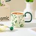 Retro Light Luxury Cup Iris Water Cup Camellia Large Capacity Ceramic Cup Ceramic Mug Gift Box Couple_maomaolike.com