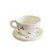 Hand Drawn Irregular Cherry Coffee Cups And Plates, High Aesthetic Ceramic Cups And Plates_maomaolike.com