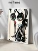 Abstract Style, Sensual And Beautiful Woman, Home Décor Painting, Wall Art Poster, Living Room Sofa Backdrop Decoration, Art Exhibition Piece_maomaolike.com