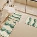 Bathroom Mat Toilet Mat Shower Mat Entrance Rug Absorbent Non-Slip Mat Soft Quick-Dry Machine Washable_maomaolike.com