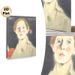 Vintage Lady Portrait Painting Poster, Textured Brushstroke Soft-toned Female Portrait Poster, Adds Elegant Artistic Ambiance, Suitable For Living_maomaolike.com