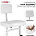 5 CORE Piano Bench Height Adjustable Keyboard Stool Stool Heavy Duty Thick Padded Cushioned Seat With Backrest - PNB B-REST WH_maomaolike.com