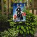Black Standard Poodle Christmas Reindeer Garden Flag Mailbox Flag Decorative Yard Flag Banner Outside Patio Artwork Yard Flower Beds, Garden Size, Multicolor_maomaolike.com