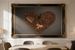 Coffee Bean World Map Heart-Shaped Coffee Beans Valentine's Day Theme Romantic Symbols Healing Visuals ‘Love And Coffee’ Decorative Artwork_maomaolike.com