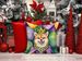 Shiba Inu King Of Mardi Gras Throw Pillow Machine Washable, Indoor Outdoor Decorative Pillow For Couch, Bed Or Patio, 18Hx18W_maomaolike.com