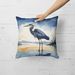 Blue Heron Barely Lit Sky Throw Pillow Machine Washable, Indoor Outdoor Decorative Pillow For Couch, Bed Or Patio, 18Hx18W_maomaolike.com