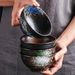 Japanese Style Trumpet Ceramic 4.5inch 5inch Soup Creative Household Restaurant Rice Dining Bowl Tableware Set_maomaolike.com